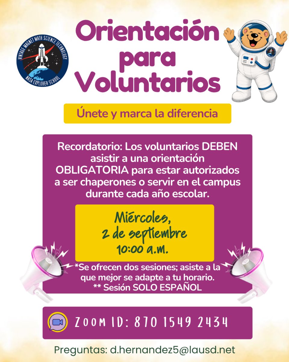 Orientacion de voluntarios